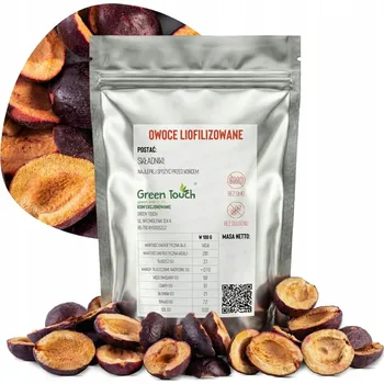 Sušené ovoce Švestka lyofilizovaná Green Touch půlky 100 g