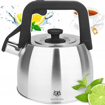 Konvice na čaj Konvice Karl Hausmann 2,5 l černá, stříbrná, šedá