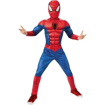 SPIDERMAN BLACK LINE dětský kostým velikost M(110-116 cm)