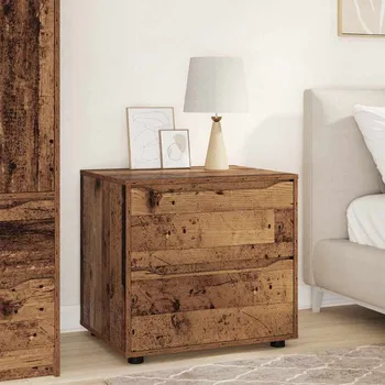 Příborník do zásuvky vidaXL Úložná skříňka Staré dřevo 60 x 48 x 57 cm kompozitní dřevo [888835]