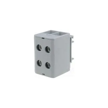 Svorka na lištu 1,5÷50mm2 póly 1 svorky 4 šedá Šíř 30mm TS35