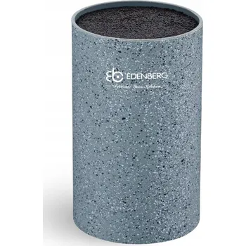 Stojan na nože UNIVERZÁLNÍ MODERNÍ SILNÝ STOJAN NA NOŽE BLOK ŠEDÝ EDENBERG 5101 G PROM