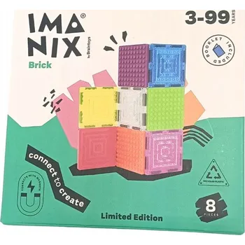 ostatní stavebnice Imanix Magnetické Stavebnice IMABRICK 8 dílů 350308
