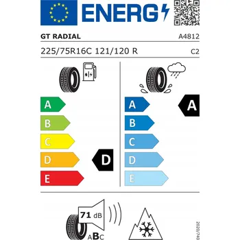 Letní pneumatika GT Radial MAXMILER AllSeason2 225/75R16 121 R