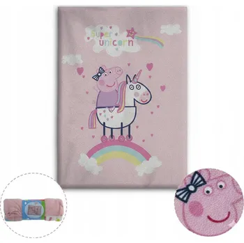 deka Prasátko Pepa Prasátko Peppa JEDNOROŽEC FLEECOVÁ DEKA 100x140