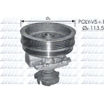 Chladič motoru Vodní čerpadlo, chlazení motoru DOLZ S218