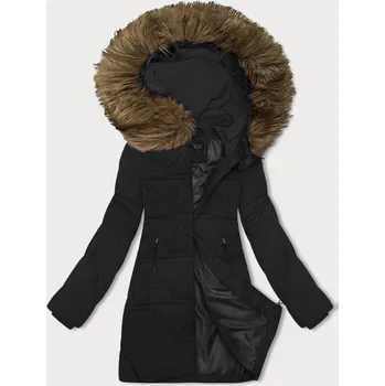 Černá dámská zimní bunda s kapucí J Style (16M9099-392) odstíny černé S (36)