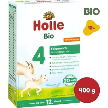HOLLE Bio mléčná výživa pokračovací na bázi kozího mléka 4, 400 g