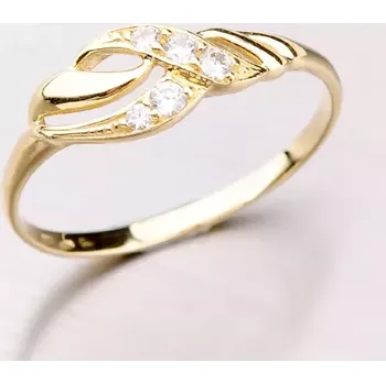 Prsten Prsten se zirkony - zlato 585, 41-NL03 velikost 53