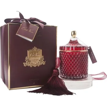 Svíčka Côte Noire - Large Art Deco svíčka Red & Gold, Rose Oud