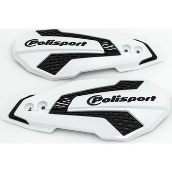 DEFLEKTORY CHRÁNIČE RUKOU HANDBARŮ POLISPORT MX FLOW WHITE/BLACK