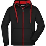 JN 355 mikina pánská XXL black/red