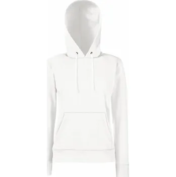 Dámská mikina Classic Lady-Fit Hooded Sweat mikina dámská XS White