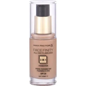 Nestandardní parfém Max Factor Facefinity Makeup 3 in 1 30 ml 77 Soft Honey SPF20 pro ženy