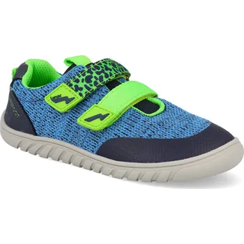 Dětská móda Barefoot dětské tenisky Lurchi - Benny blue-lime modré Velikost: 29