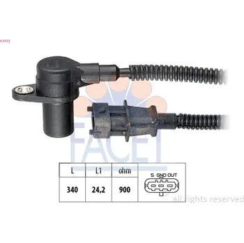 Kliková hřídel Generátor impulsů, klikový hřídel FACET 9.0753