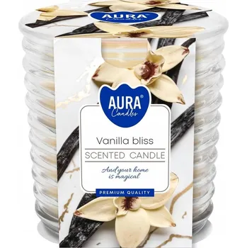 Svíčka Tradiční parafínová svíčka Vanilková Rozkoš Aura 1 ks