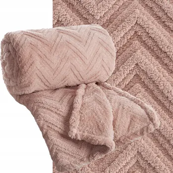 Prostěradlo Deka Eurofirany polyester 70 cm x 160 cm růžová