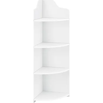 police Rohová police 90x28x28 cm bílá