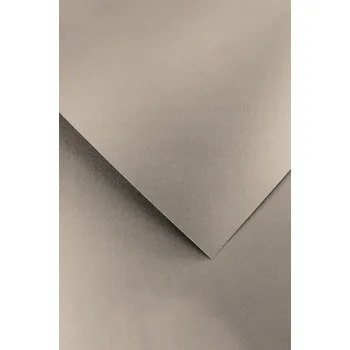 Barevný papír Ozdobný karton A4 250g PEARL Ocelově stříbrný 20 listů