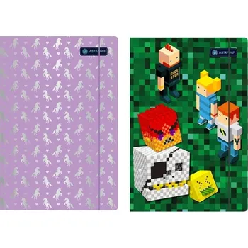 Astra Desky A4 s gumou s motivem Pixel&Unicorn