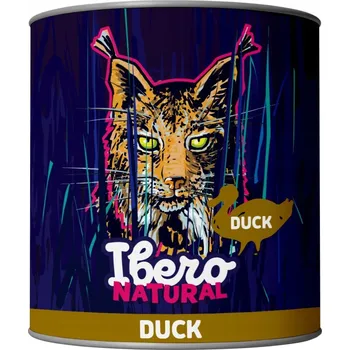 Krmivo pro kočku Ibero Natural Duck 100% masová krmivo pro kočky 200g s kachnou