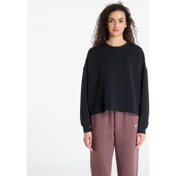 Dámské tričko Tričko Nike 24.7 ImpossiblySoft Women's Dri-FIT Oversized Crew-Neck Top Black/ Dk Smoke Grey XL