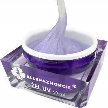 Lak na nehty AllePaznokcie Stavební Gel na nehty Jelly - Moonlight Violet 50 ml