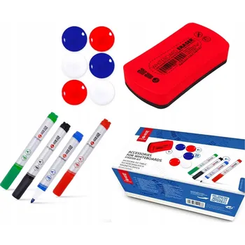 Kancelářský nábytek Startovací sada tabule MemoBe : 4 fixy magnetická houbička , 6 magnetů