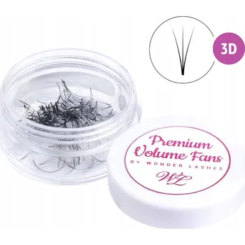 Umělé řasy Wonder Lashes Premium 3D Volume Řasy C 14mm
