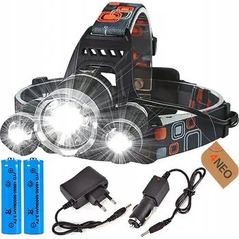 Čelovka Čelovka LED dobíjecí 4 režimy černá IPX4