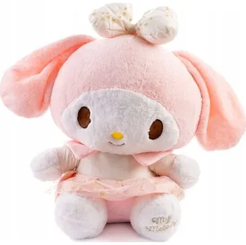 plyšák VELKÝ PLYŠOVÝ MEDVÍDEK POHÁDKA HELLO KITTY MY MELODY PLYŠÁK - 80 CM
