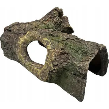 Teraristika Úkryt do terária Kmen stromu Přírodní dekorace terária 20x14x10 cm