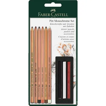 Pastelka FABER-CASTELL umělecké pastely Pitt, 9ks
