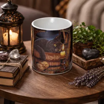 Aroma lampa Aromalampa Kočka s knihami - Lisa Parker