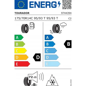 Celoroční pneumatika Tourador X All Climate VAN+ 175/70 R14 95/93 T