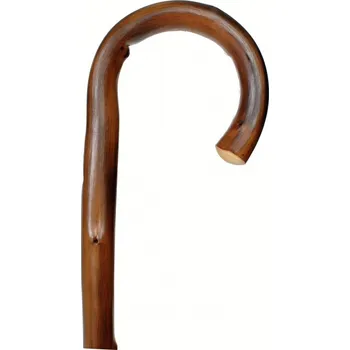 Vycházková hůl Kaštan s gumovou koncovkou - 93 cm