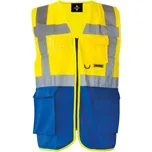 Berlin multifunkční vesta XL yellow/blue