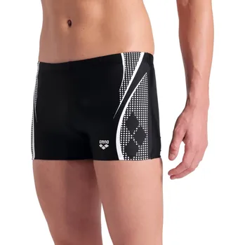 Koupací boxerky Graphic Arena® černá/bílá 48