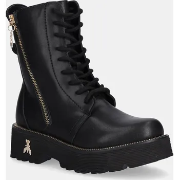 Dámské polobotky Dětské kožené workery Patrizia Pepe PPJ961 černá 99X, EUR 37