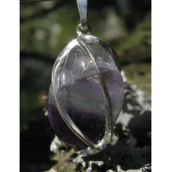 Fluorit fialový - přívěsek_2
