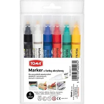 Fixy umělecké fixy 6 ks Základní barvy