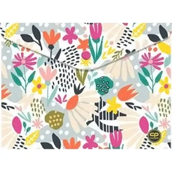 Obálková složka A4 CoolPack Sunny Day květiny se zapínáním