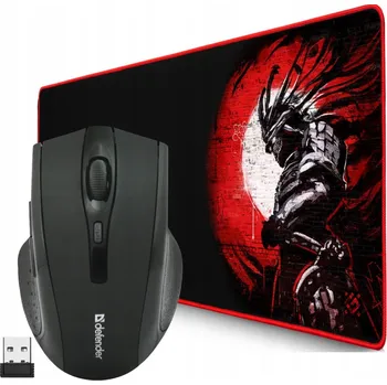 Myš BEZDRÁTOVÁ MYŠ S PODLOŽKOU - ZESTAVA 2v1