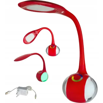 Lampička Stolní lampička Nilsen Magic červená, výkon až 7 W