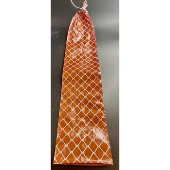 Potravinová fólie Střevo uditelné pr.7 cm, d. 55 cm.,potisk SÍŤKA