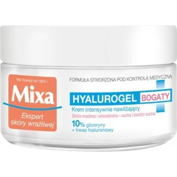 Pleťový krém Mixa Hyalurogel Rich 24H Cream ( citlivá suchá pleť ) - Hydratační krém 50 ml