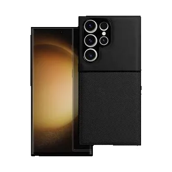 Pouzdro na mobilní telefon Kryt NOBLE pro SAMSUNG S23 Ultra černý - OEM + zdarma možnost vyzkoušet a vrátit zboží do 30 dní