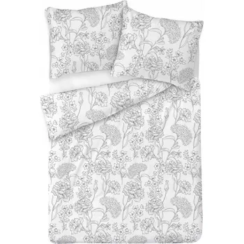 Povlečení Povlečení saténové 61A bílé 3423 140x200 MATEX