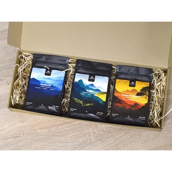 Mohaji Degustační set Espresso 3x250g Způsob přípravy: Zrnková